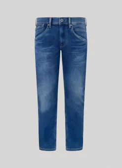 Men Pepe Jeans Track Regular Fit Mid-Rise Jeans