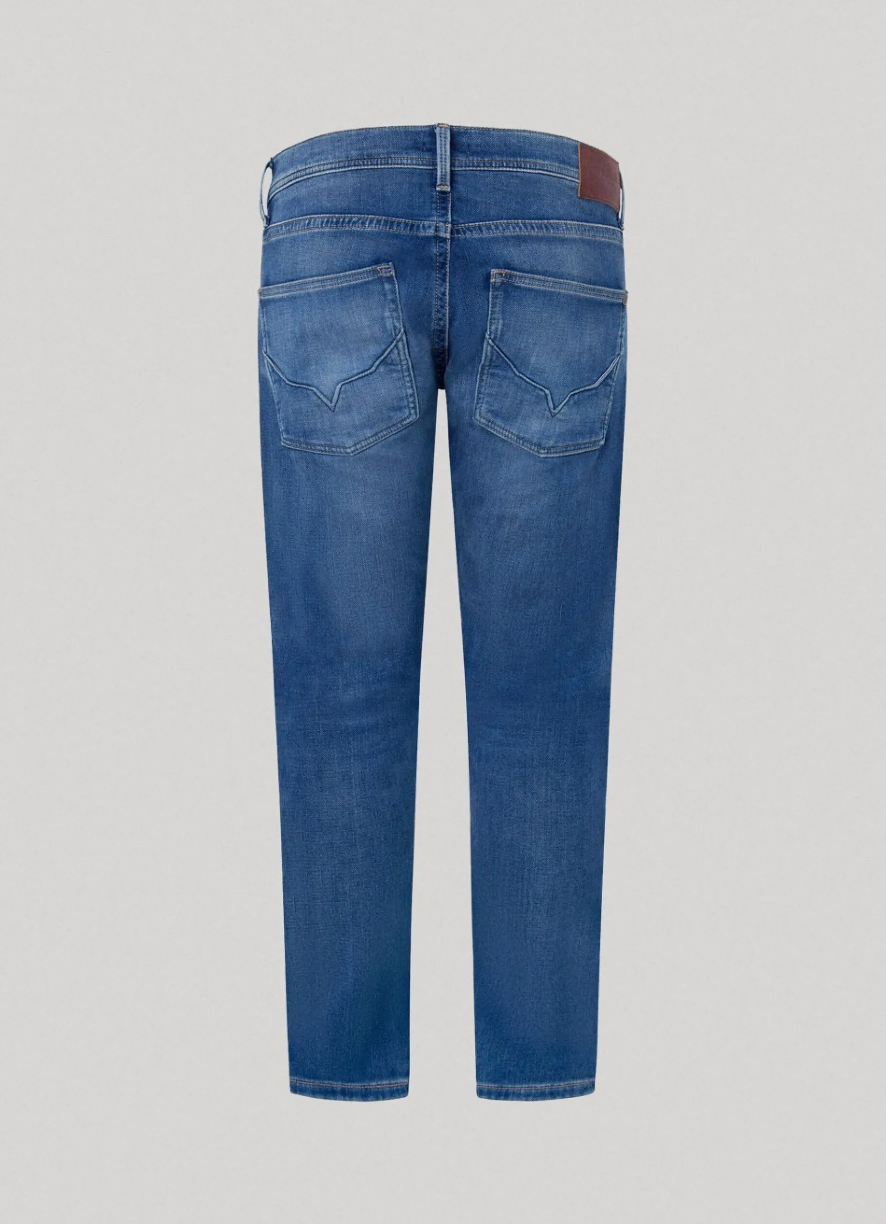 Men Pepe Jeans Track Regular Fit Mid-Rise Jeans