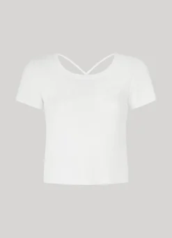 Women Pepe Jeans T-Shirt With Crossed Back Straps