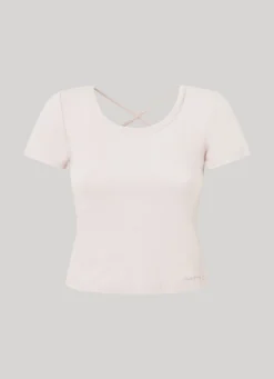 Women Pepe Jeans T-Shirt With Crossed Back Straps