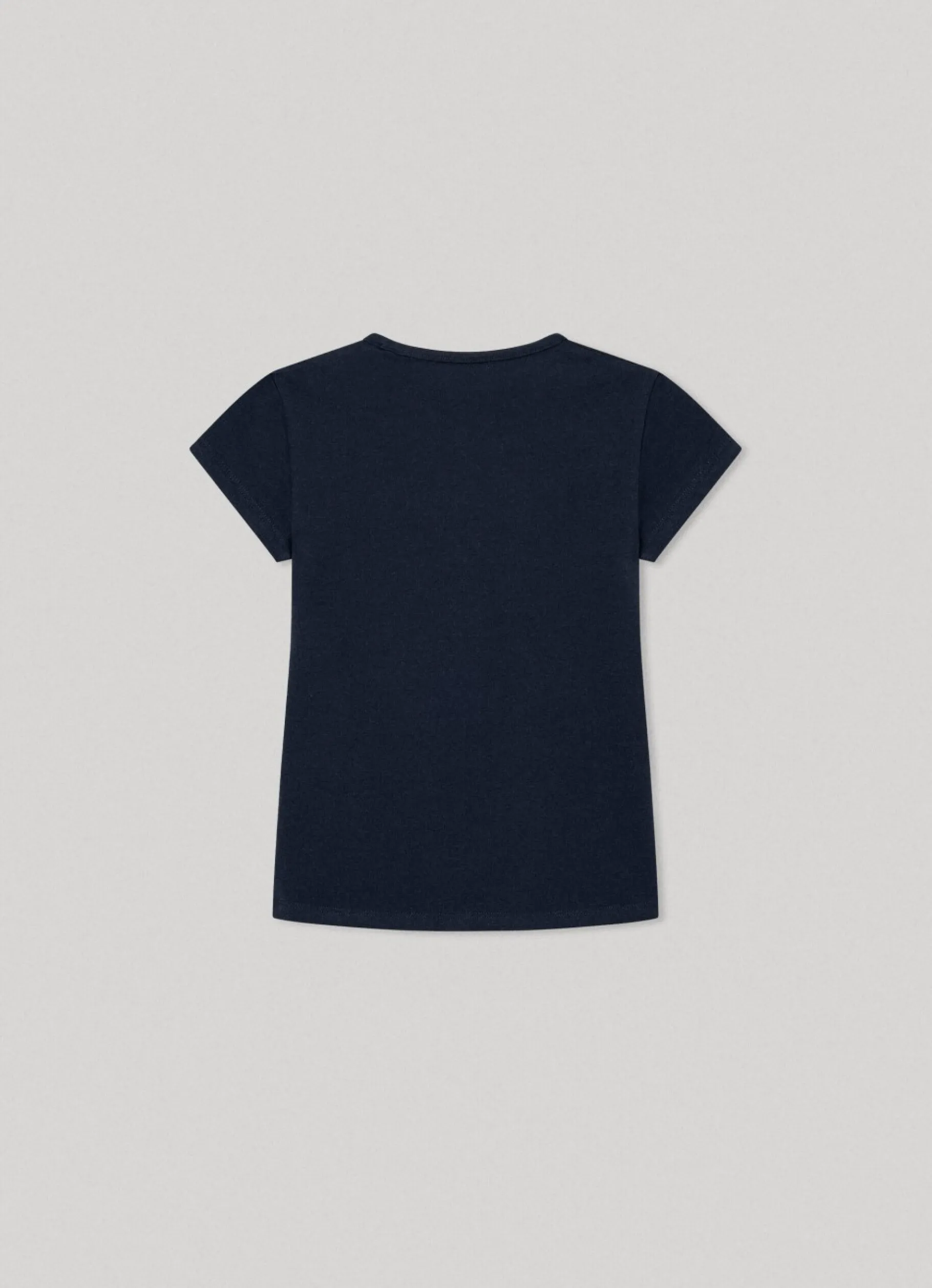 Girl Pepe Jeans T-Shirt With Glitter Detail Logo