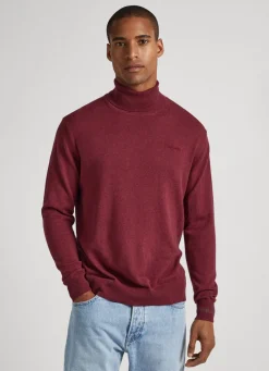 Men Pepe Jeans Turtle Neck Cotton Knit