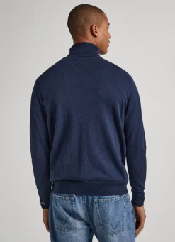 Men Pepe Jeans Turtle Neck Cotton Knit