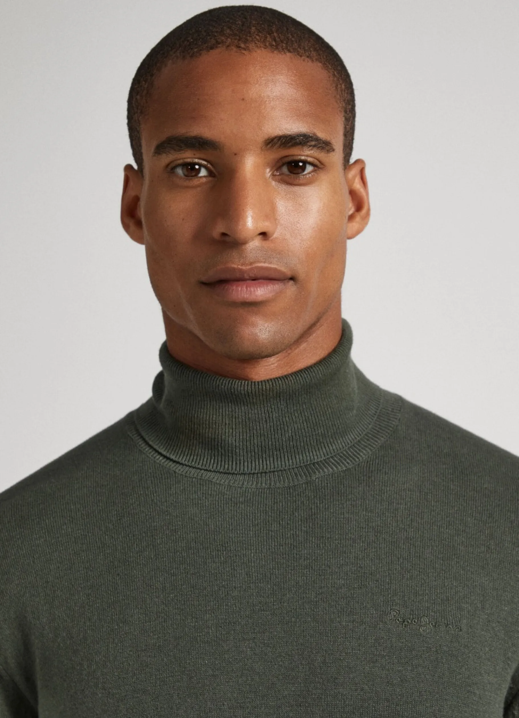 Men Pepe Jeans Turtle Neck Cotton Knit
