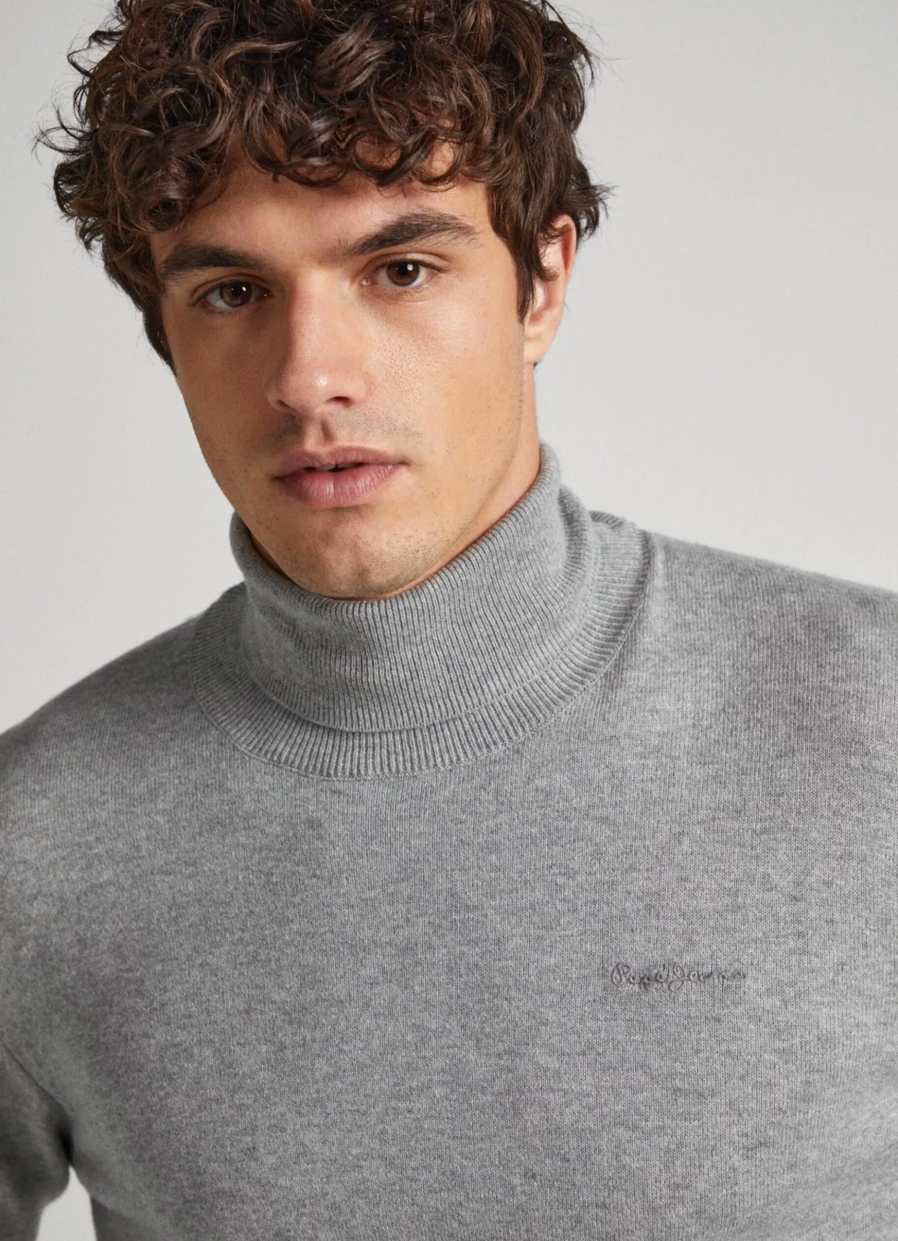 Men Pepe Jeans Turtle Neck Cotton Knit