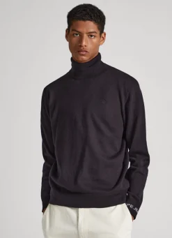 Men Pepe Jeans Turtle Neck Cotton Knit