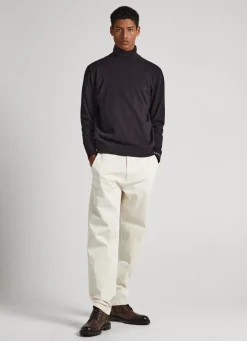 Men Pepe Jeans Turtle Neck Cotton Knit