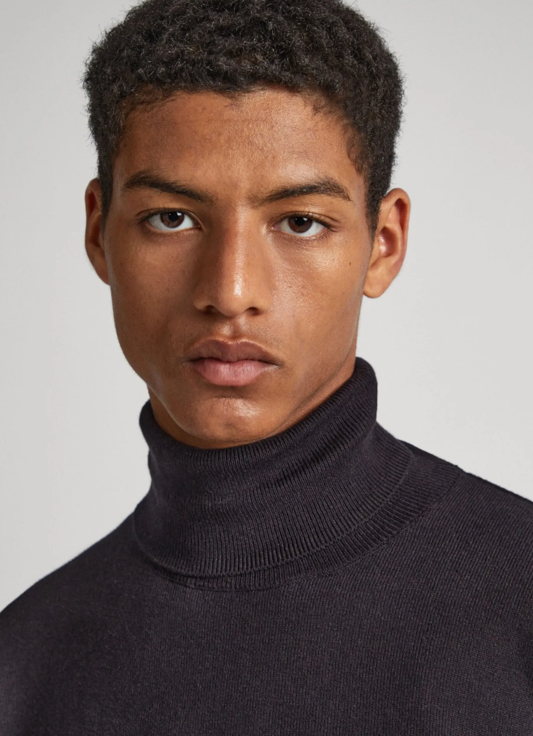 Men Pepe Jeans Turtle Neck Cotton Knit