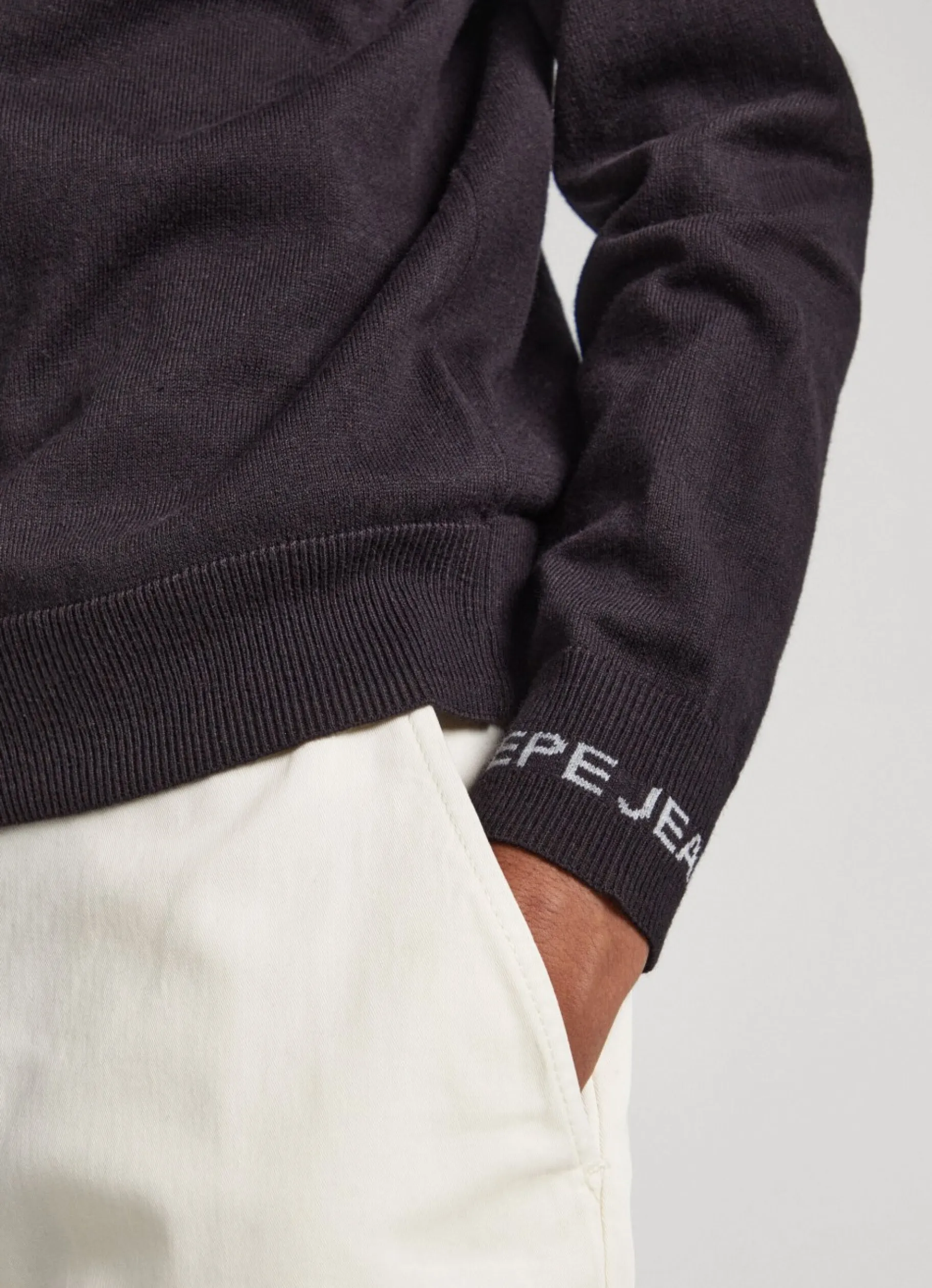 Men Pepe Jeans Turtle Neck Cotton Knit