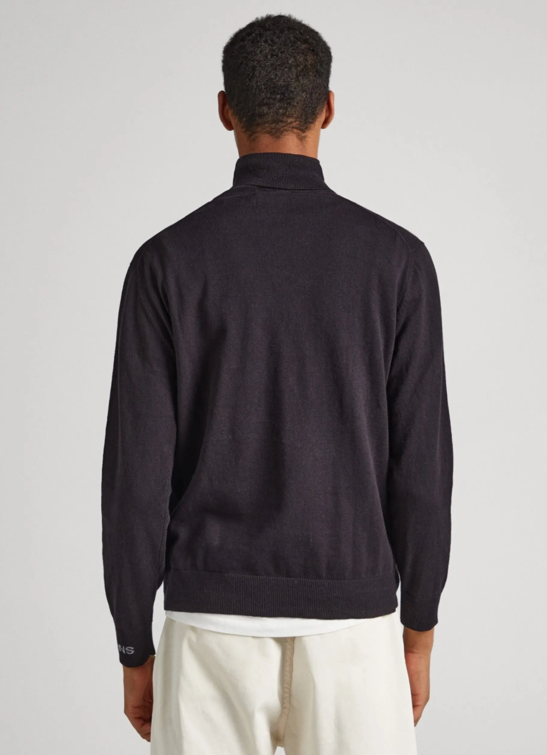 Men Pepe Jeans Turtle Neck Cotton Knit