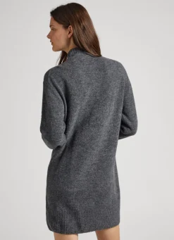 Women Pepe Jeans Turtleneck Dress With Logo