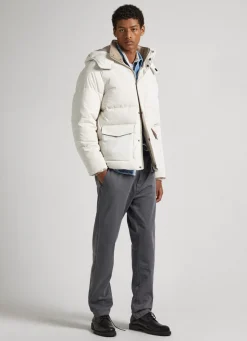 Men Pepe Jeans Twill Padded Down Jacket