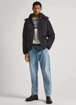 Men Pepe Jeans Twill Padded Down Jacket