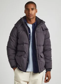 Men Pepe Jeans Twill Padded Down Jacket