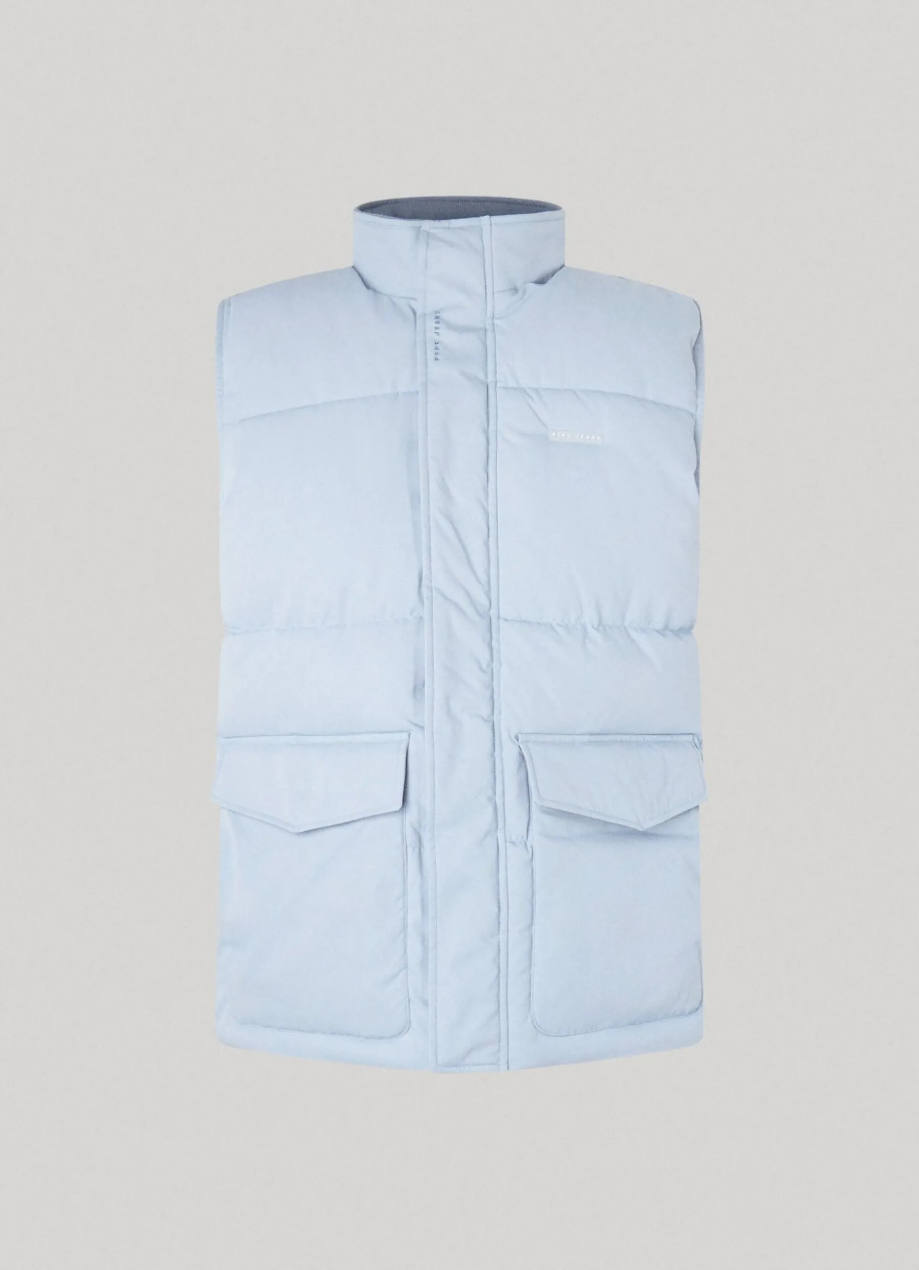 Men Pepe Jeans Twill Padded Waistcoat