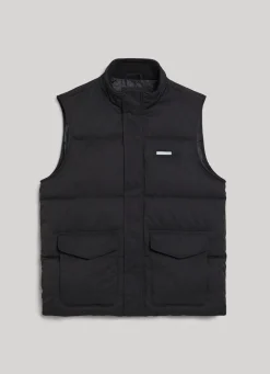 Men Pepe Jeans Twill Padded Waistcoat
