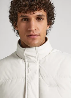 Men Pepe Jeans Twill Padded Waistcoat