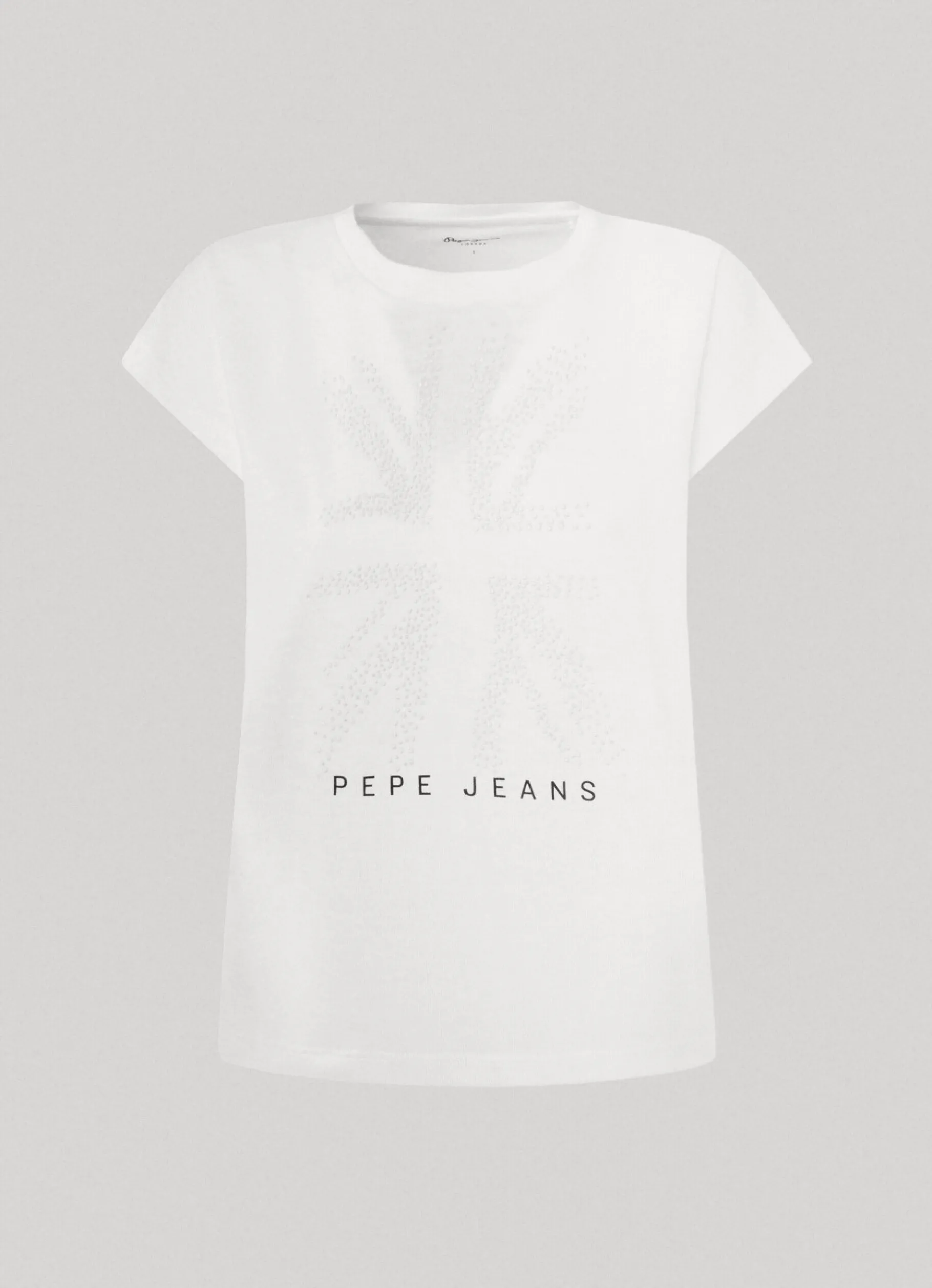 Women Pepe Jeans Union Jack Flag T-Shirt
