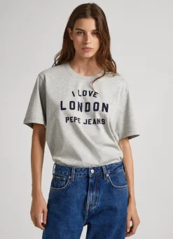 Men Pepe Jeans Unisex I Love London Printed T-Shirt
