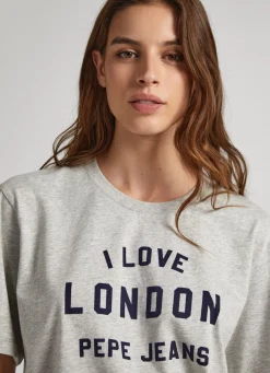 Men Pepe Jeans Unisex I Love London Printed T-Shirt