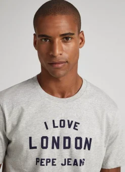 Men Pepe Jeans Unisex I Love London Printed T-Shirt