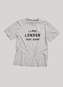 Men Pepe Jeans Unisex I Love London Printed T-Shirt