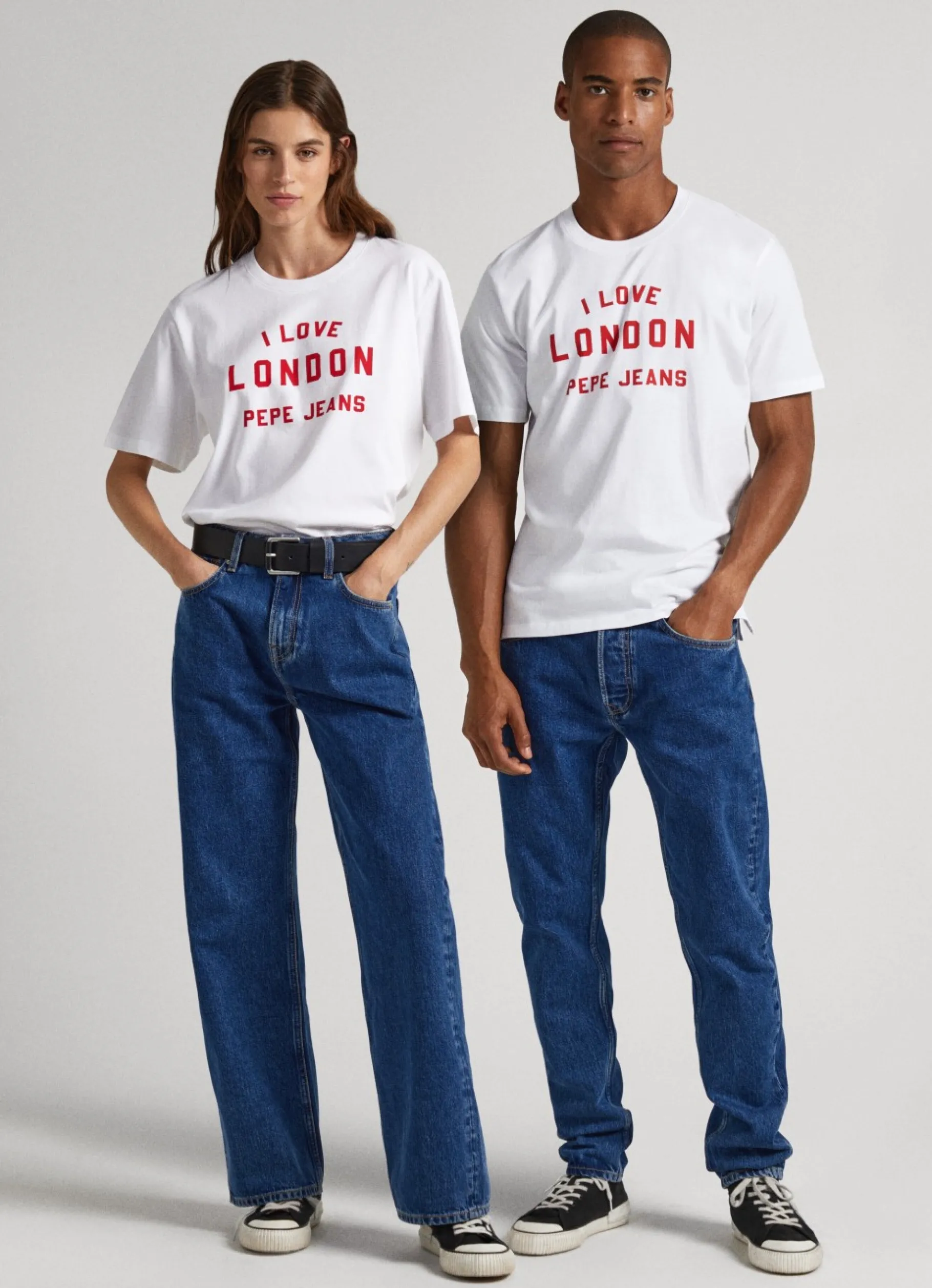 Men Pepe Jeans Unisex I Love London Printed T-Shirt