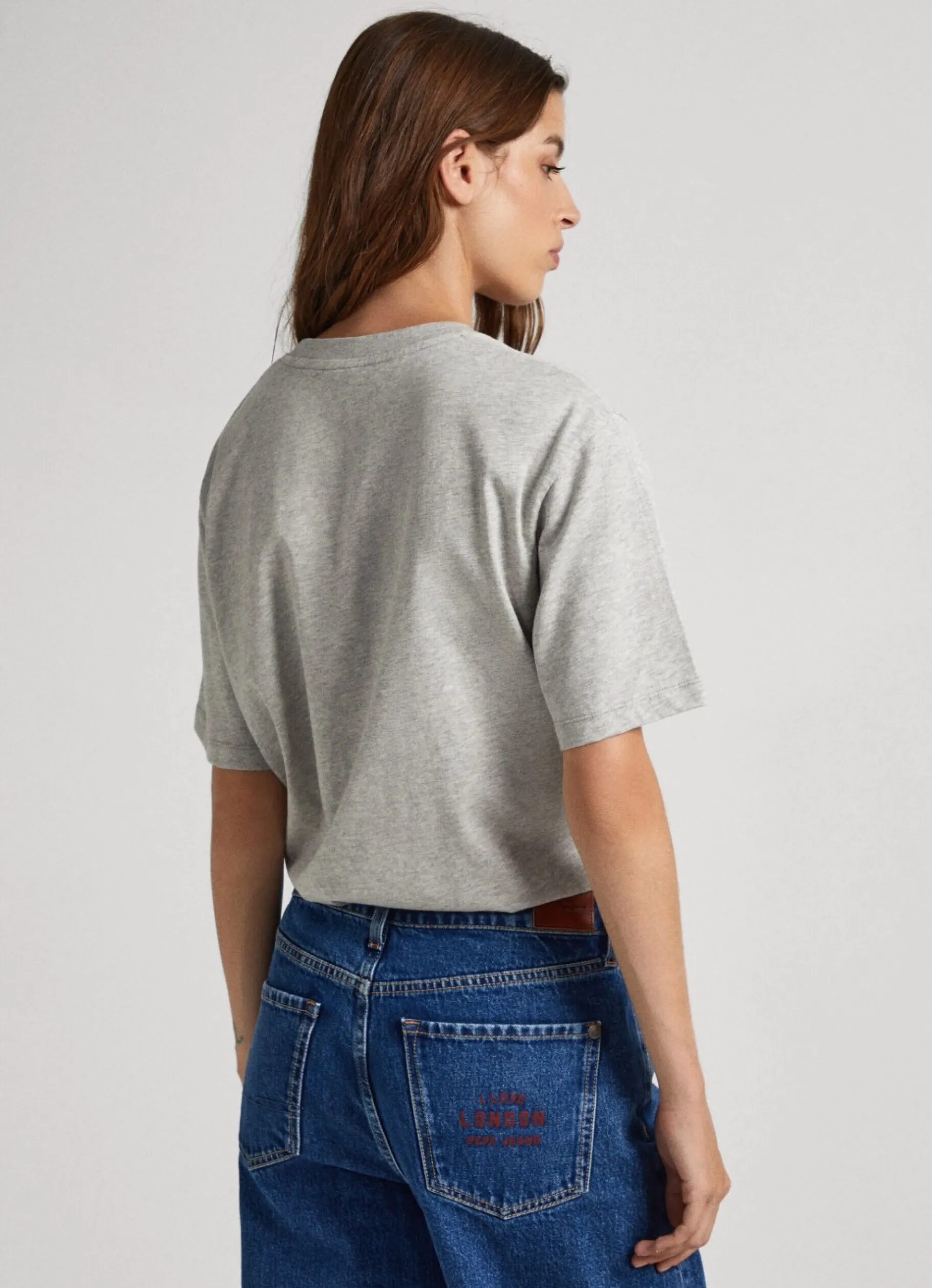 Women Pepe Jeans Unisex I Love London Printed T-Shirt
