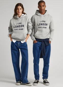 Women Pepe Jeans Unisex Printed Hoodie