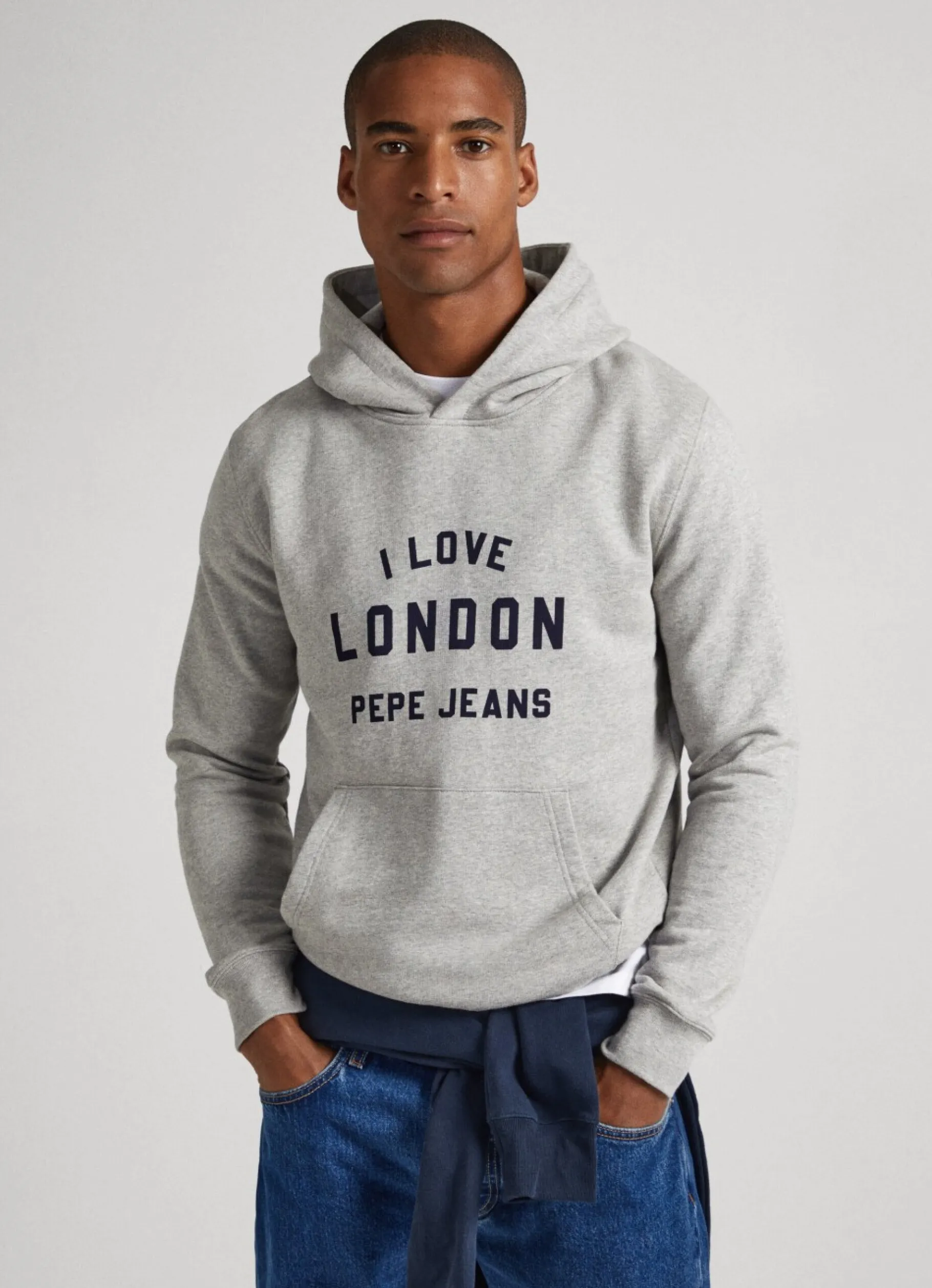Women Pepe Jeans Unisex Printed Hoodie