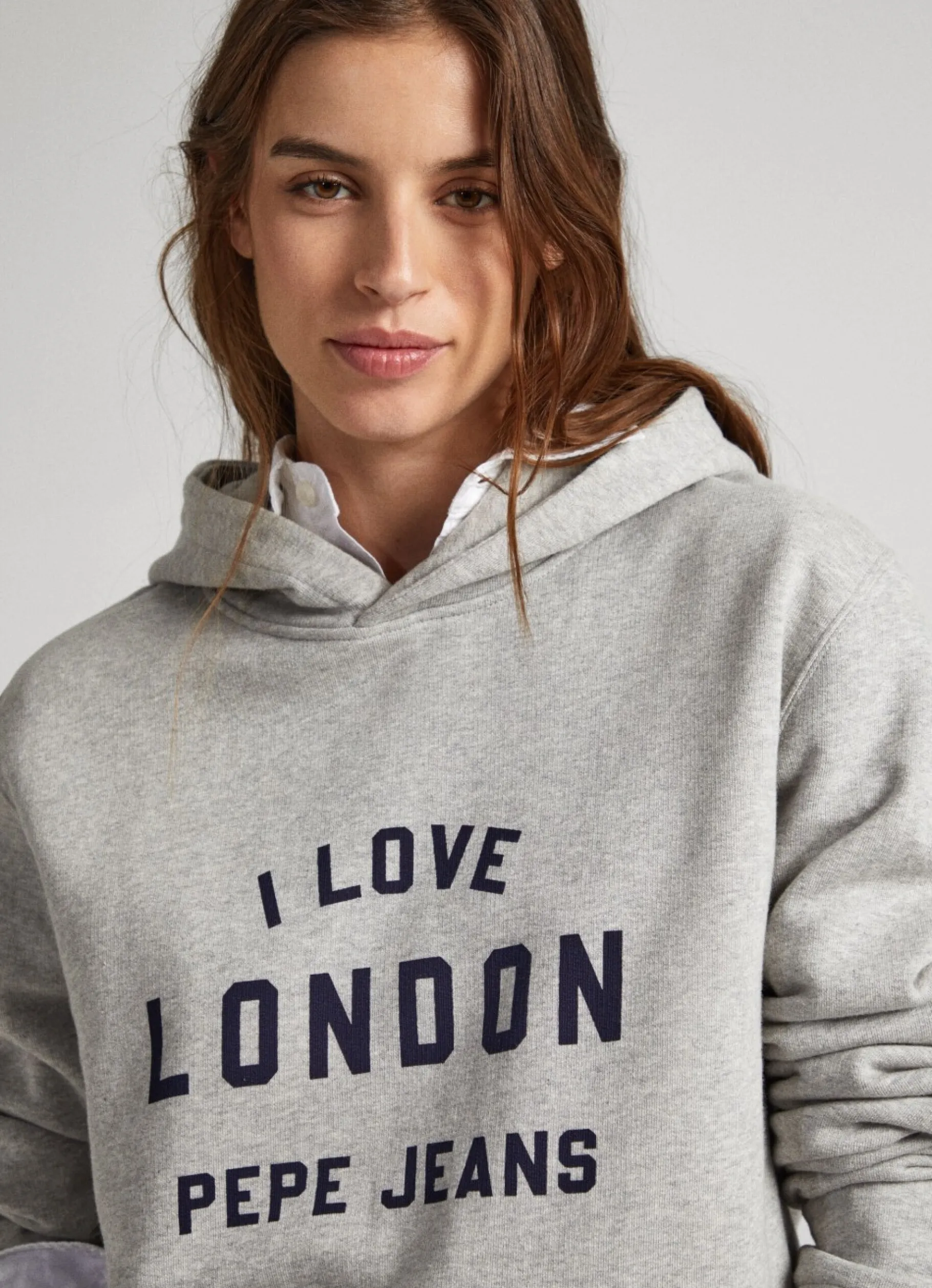 Women Pepe Jeans Unisex Printed Hoodie