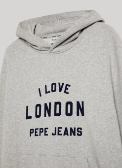 Women Pepe Jeans Unisex Printed Hoodie