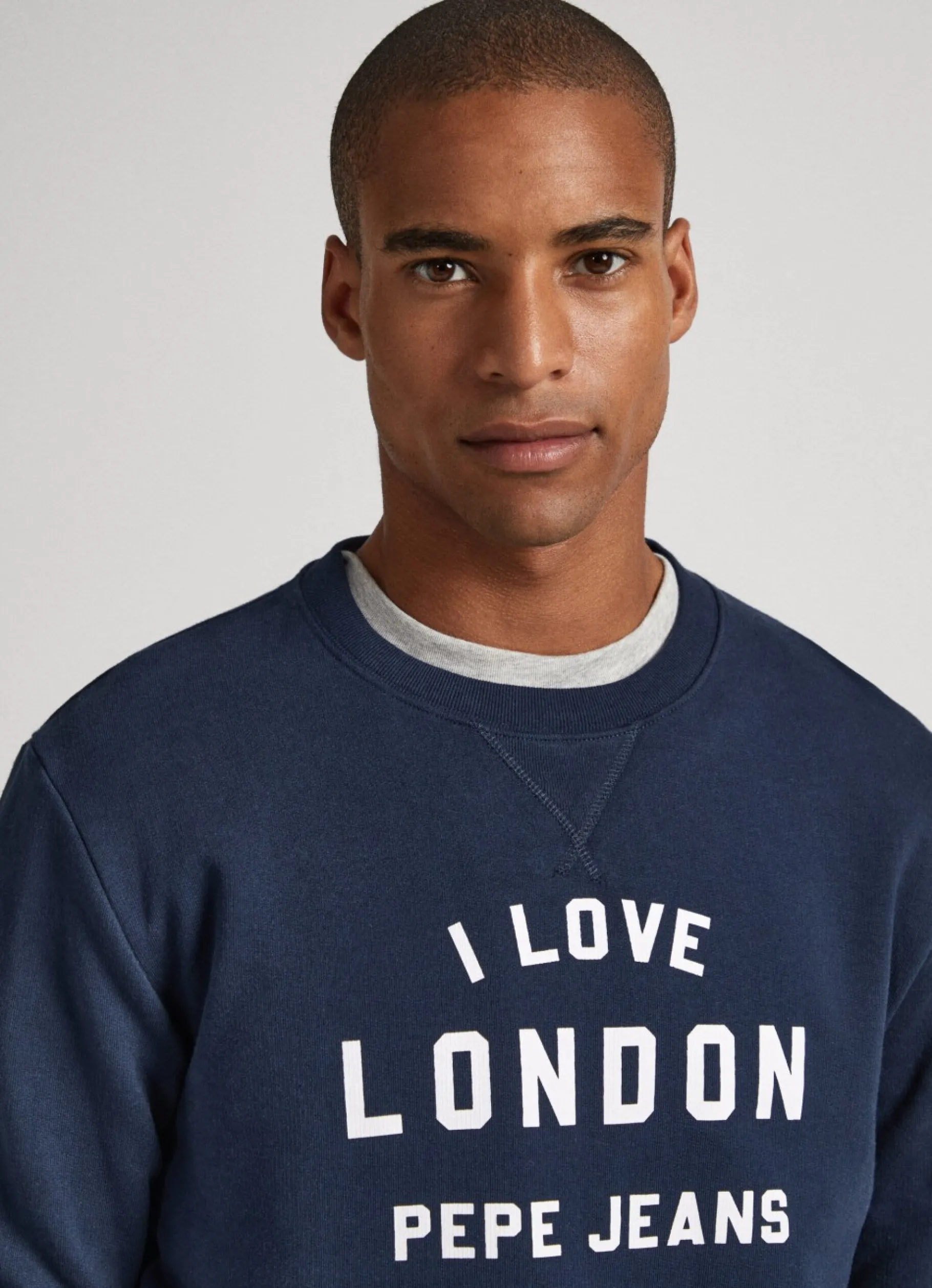 Men Pepe Jeans Unisex Printed Round Neck Sweatshirt