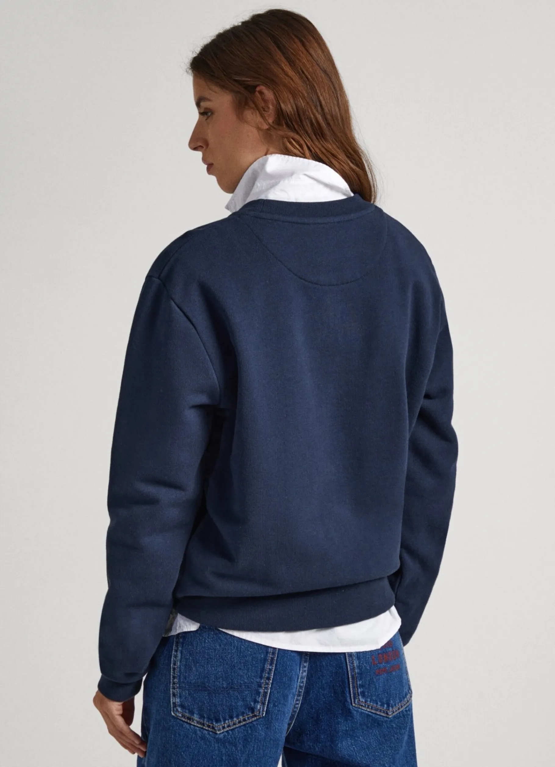 Men Pepe Jeans Unisex Printed Round Neck Sweatshirt