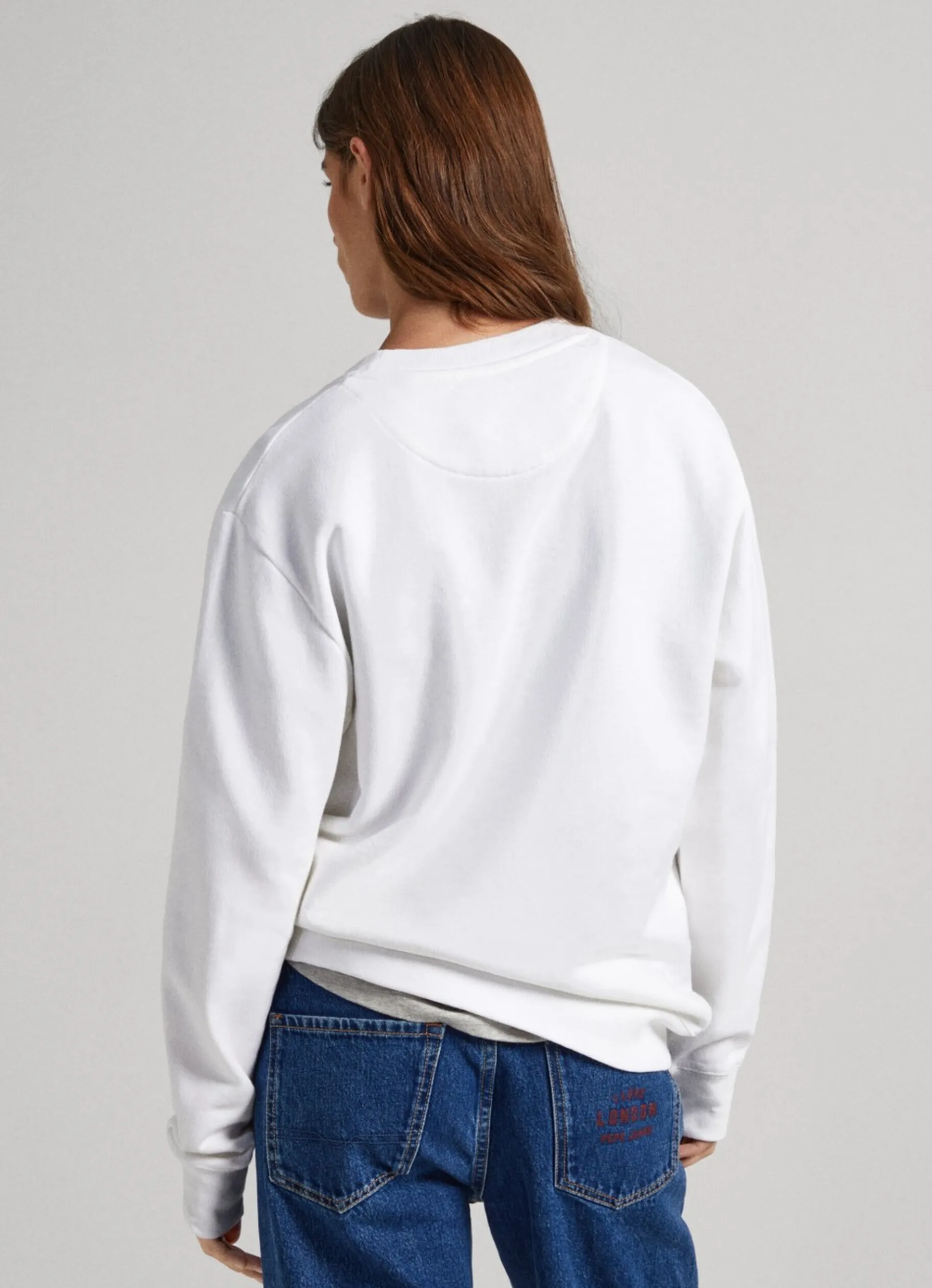 Men Pepe Jeans Unisex Printed Round Neck Sweatshirt