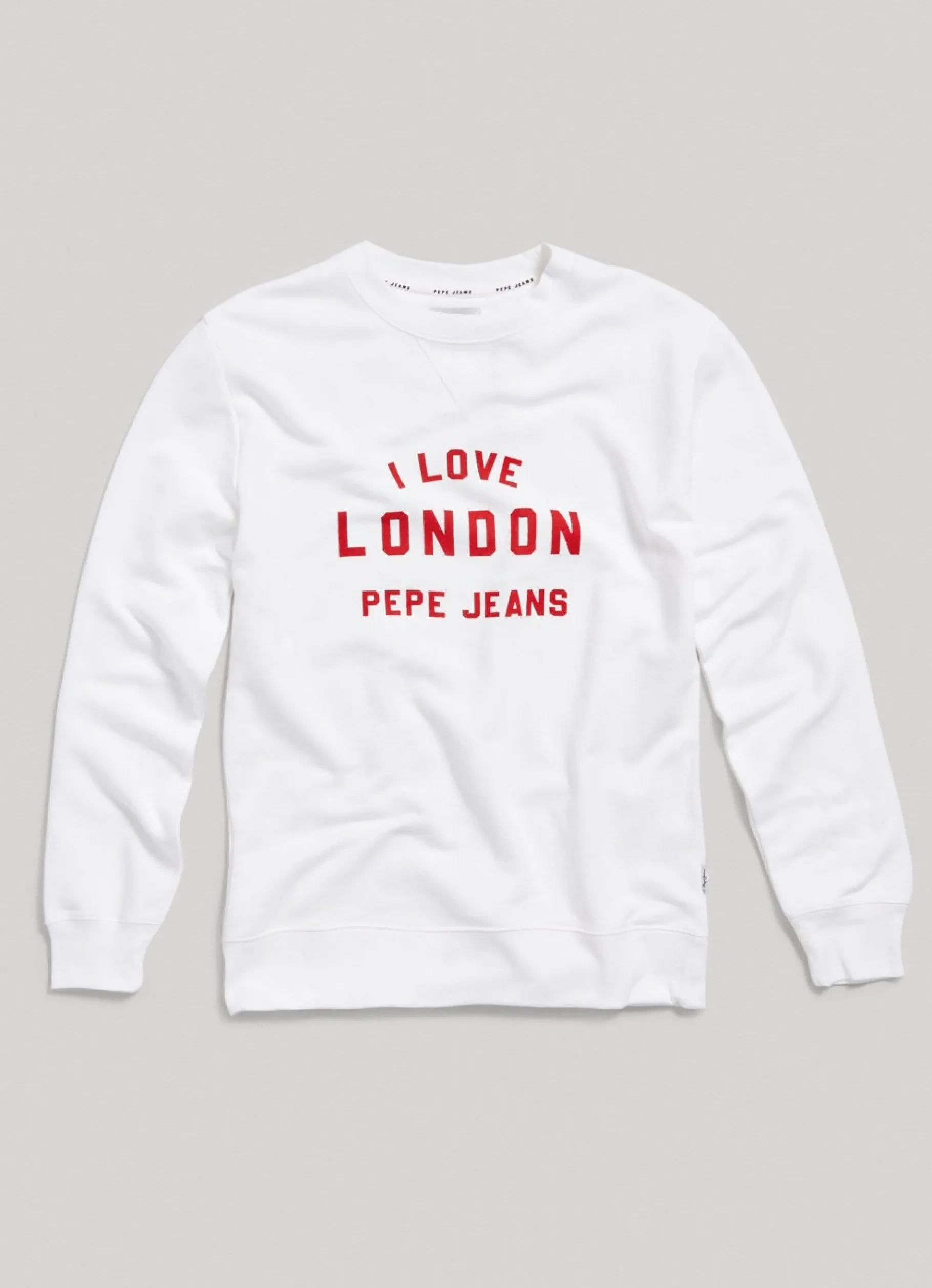 Men Pepe Jeans Unisex Printed Round Neck Sweatshirt