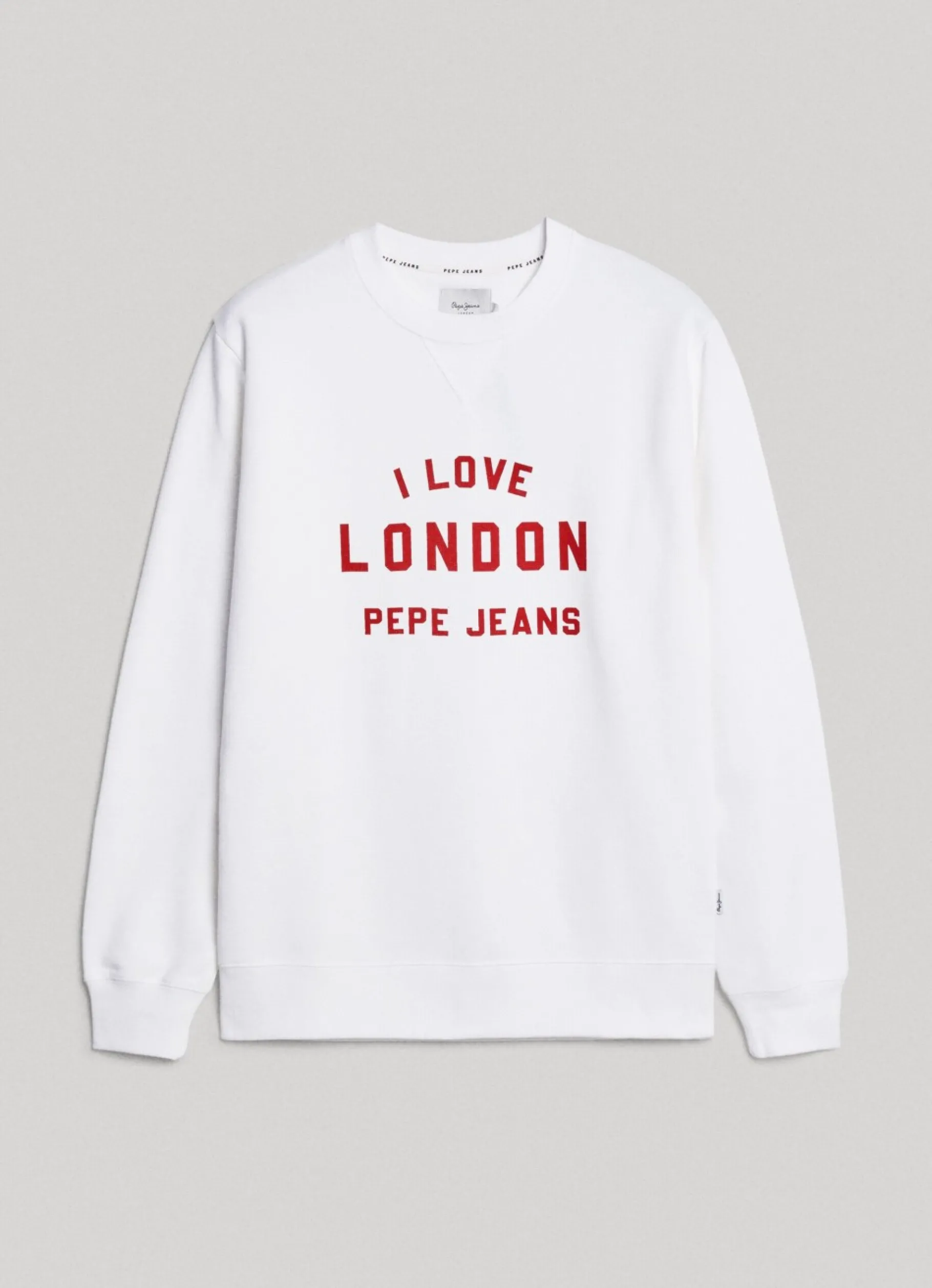 Men Pepe Jeans Unisex Printed Round Neck Sweatshirt