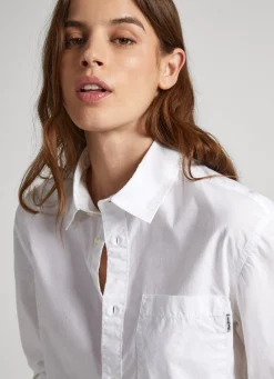Women Pepe Jeans Unisex Shirt With I Love London Print On Back