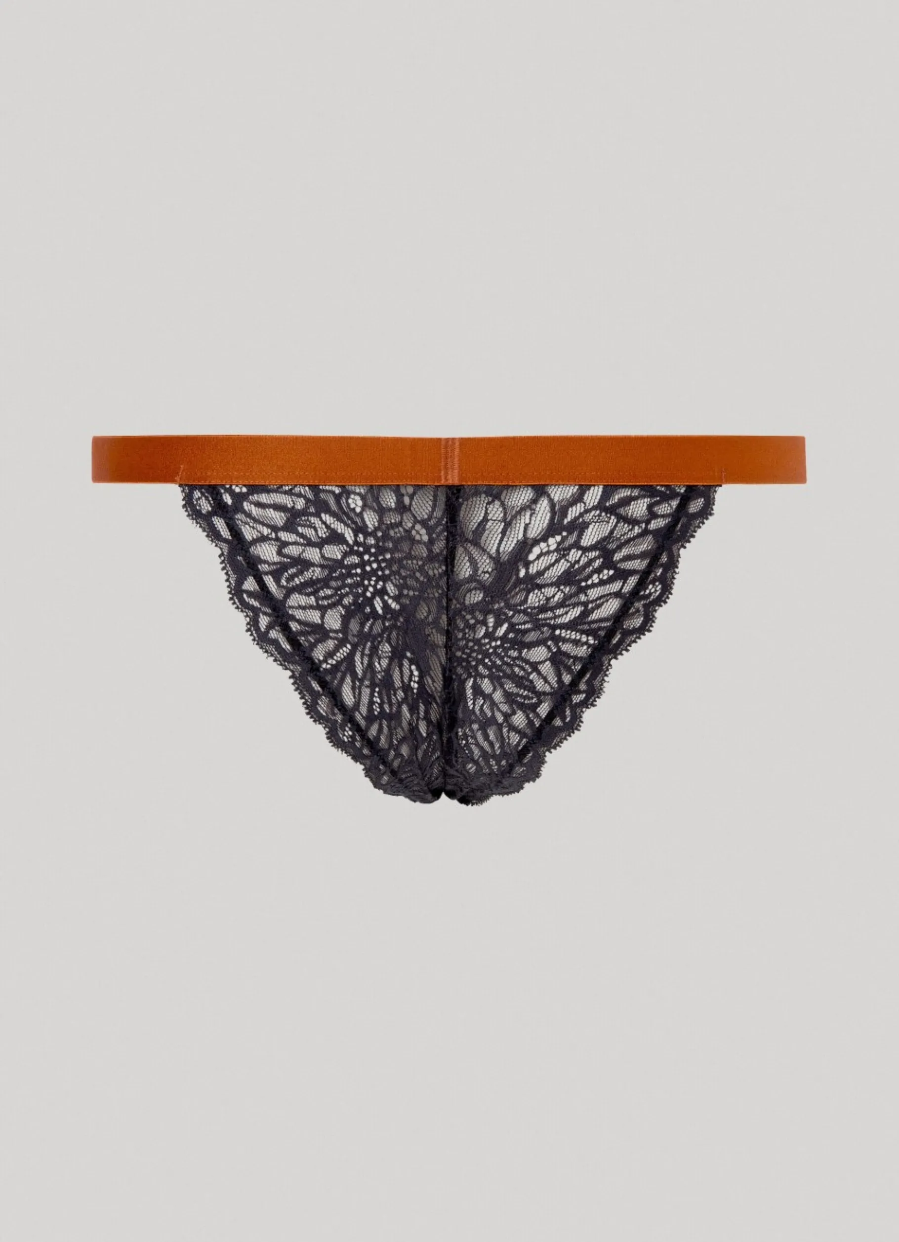 Women Pepe Jeans Velvet Knickers With Lace
