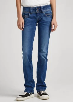 Women Pepe Jeans Venus Low Rise Regular Fit Jeans