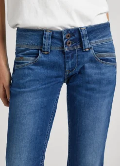 Women Pepe Jeans Venus Low Rise Regular Fit Jeans