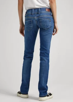 Women Pepe Jeans Venus Low Rise Regular Fit Jeans