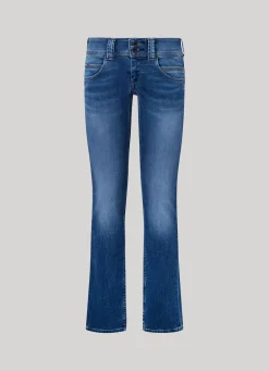 Women Pepe Jeans Venus Low Rise Regular Fit Jeans