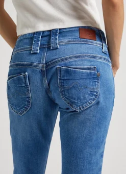 Women Pepe Jeans Venus Regular Fit Low-Rise Jeans