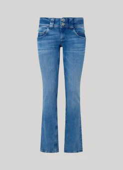 Women Pepe Jeans Venus Regular Fit Low-Rise Jeans