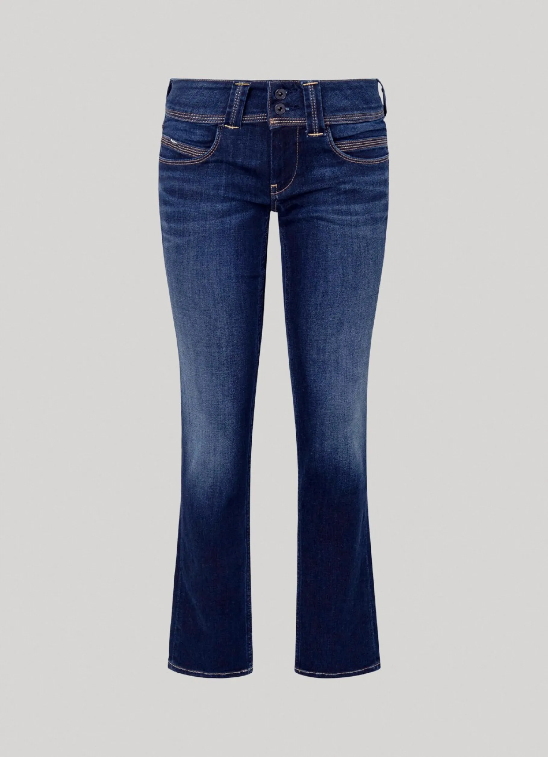 Women Pepe Jeans Venus Regular Fit Low-Rise Jeans