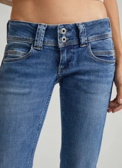 Women Pepe Jeans Venus Regular Fit Low-Rise Jeans