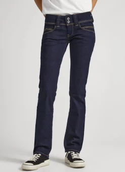 Women Pepe Jeans Venus Regular Fit Low-Rise Jeans