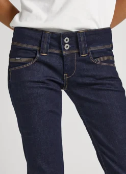 Women Pepe Jeans Venus Regular Fit Low-Rise Jeans