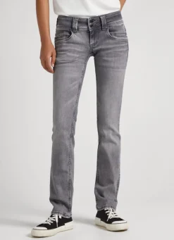 Women Pepe Jeans Venus Regular Fit Low-Rise Jeans
